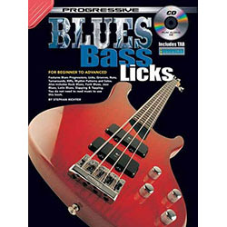 Progressive Blues Bass Licks Book/CD