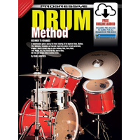 Progressive Drum Method Book/Online Video & Audio