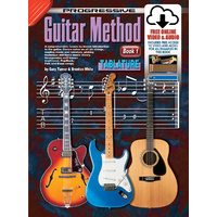 Progressive Guitar Method Book 1 Tablature Book/Online Video & Audio
