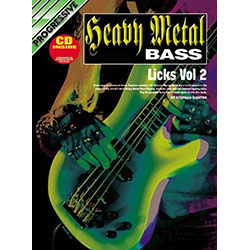 Progressive Heavy Metal Bass Licks Volume 2 Book/CD
