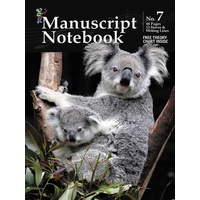 Progressive Manuscript Book 7 Notebook. 48-Pages/12 Stave 