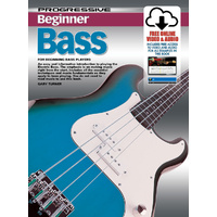 Progressive Beginner Bass  Book/Online Video & Audio