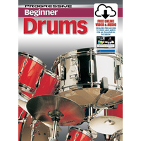 Progressive Beginner Drums  Book/Online Video & Audio