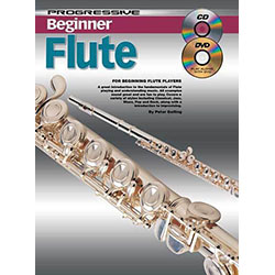 Progressive Beginner Flute Book/CD/DVD