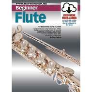 Progressive Beginner Flute Book/Online Video & Audio