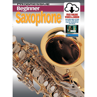 Progressive Beginner Saxophone Book/Online Video & Audio