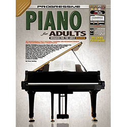 Progressive Piano for Adults Book/CD/DVD(2)/DVD-Rom