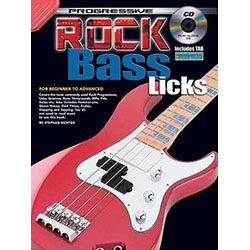 Progressive Rock Bass Licks Book/CD