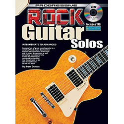 Progressive Rock Guitar Solos Book/CD
