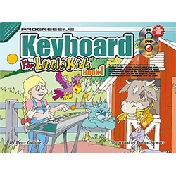 Progressive Keyboard Book 1 for Little Kids Book/CD/DVD