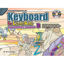 Progressive Keyboard for Little Kids Supplementary Songbook B Book/CD