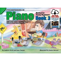 Progressive Piano Book 3 for Young Beginners Book/Online Video & Audio