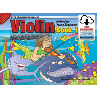 Progressive Violin Method Book 1 for Young Beginners Book/Online Audio