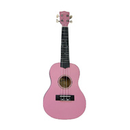 Kealoha Wooden Coloured Series Concert Ukulele with Bag in Pink Satin Finish