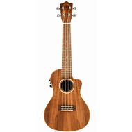 Lanikai Acacia Solid Top Series Concert AC/EL Ukulele in Natural Satin Finish