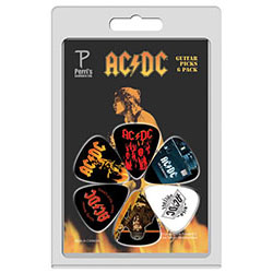 Perris 6-Pack AC/DC Licensed Guitar Picks Pack