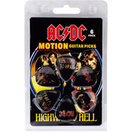 Perris "AC/DC - Highway To Hell" Licensed Motion Guitar Picks (6-Pack)