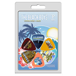 Perris 6-Pack Beach Boys Licensed Guitar Picks Pack