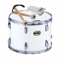 Peace 12-Lug Marching Tenor Drum in White (14 x 10")