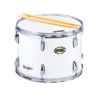 Peace 12 Lug Marching Snare Drum in White (14 x 12")