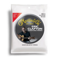 Martin Eric Clapton Strings 92/8 Phosphor Bronze Light Guitar String Set (12-54)