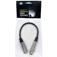 Leem 1ft Microphone Cable (XLR Male - XLR Female)