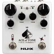 NU-X Verdugo Series Ace Of Tone Dual Overdrive Effects Pedal
