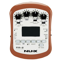 NU-X Portable Series PA-2 Acoustic Guitar Multi-FX Unit