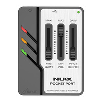 NU-X Pocket Port Guitar USB Audio Interface