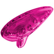 Maxtone Plastic Ocarina in Transparent Pink (Pk-1)