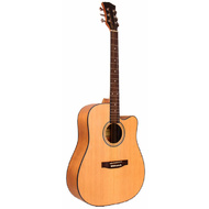Odessa Acoustic Guitar with Cutaway in Natural Semi-Matte Finish