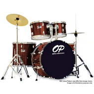 Opus Percussion 6-Piece Rock Drum Kit in Wine Red