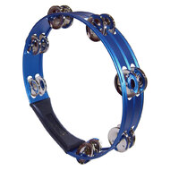 Opus Percussion 10" Tambourine with Double-Row Jingles in Blue
