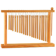 Opus Percussion 20 Bar Chime Set on Wooden Frame Stand with Mallet