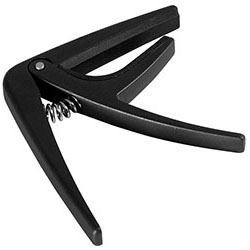 On Stage Acoustic Steel String Guitar Capo in Black