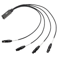 On Stage Production Grade 4-Channel Signal Snake Cable (4 x XLR Female - RJ45)
