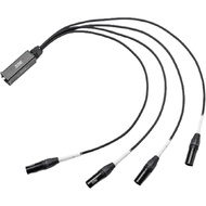 On Stage Production Grade 4-Channel Signal Snake Cable (4 x XLR Male - RJ45)
