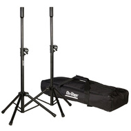 On Stage Mini Speaker Stand Pack with Pair of Mini Speaker Stands & Carry Bag