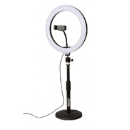 On Stage Portable LED Ring Lighting Kit with Stands