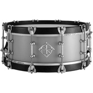 Dixon Artisan Series Equator Oak & Steel Snare Drum in Satin Cool Grey - 14 x 5.5"