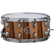 Dixon Cornerstone Series American Red Gum Snare Drum in Gloss Natural - 14 x 6.5"
