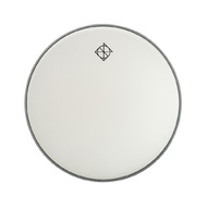 Dixon 12" White Coated Drum Head with Logo (0.250mm)