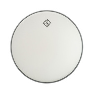 Dixon 13" White Coated Drum Head with Logo (0.250mm)