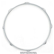 Dixon 14" Chrome Plated, 2.3mm Batter Side Steel Hoop with 6 Ears (Pk-1)