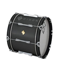 Dixon Wood Marching Bass Drum in Black (18 x 14")