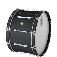 Dixon Wood Marching Bass Drum in Black (20 x 14")