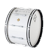 Dixon Wood Marching Bass Drum in White (20 x 14")