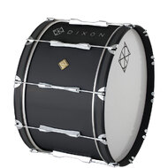 Dixon Wood Marching Bass Drum in Black (22 x 14")