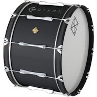 Dixon Wood Marching Bass Drum in Black (26 x 14")
