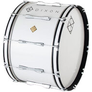 Dixon Wood Marching Bass Drum in White (26 x 14")